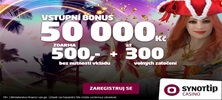 Získejte v SYNOT TIP casinu uvítací bonusy ZDE