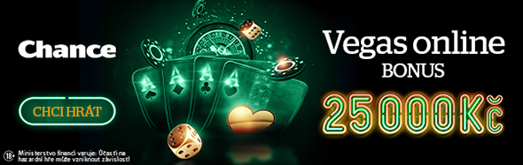 Získejte bonus až 25 000 Kč u Chance Vegas