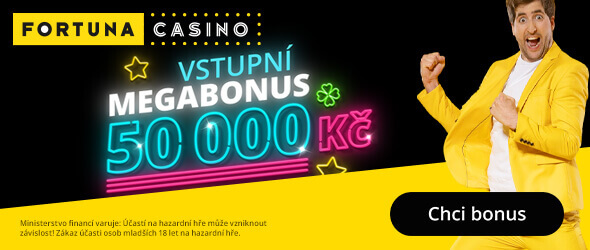 Získejte vstupní MEGABONUS až 50 000 Kč