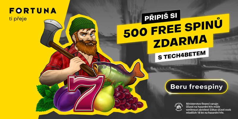 Fortuna bonus 500 toček můžete získat ZDE