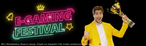 E-gaming festival u Fortuny Získejte bonus a zapojte se do turnaje.