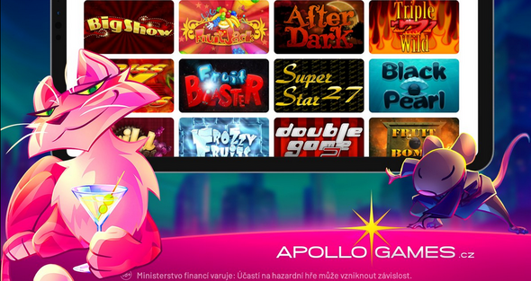 Nejhranější online automaty v casinu Apollo