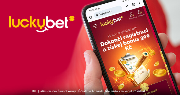 Luckybet bonus zdarma za registraci 300,-