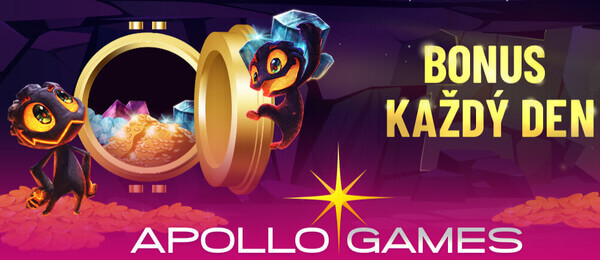 Získej každý den bonus v online casinu Apollo