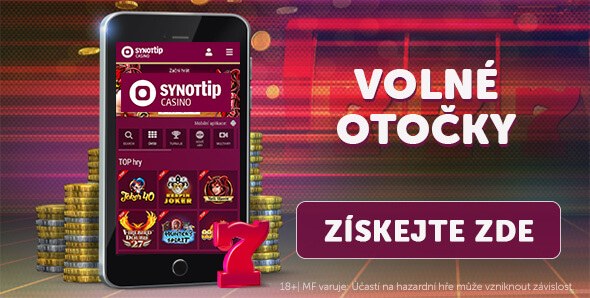 SYNOTTIP promo kód 2023 - získejte free spiny a registrační bonus zdarma