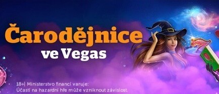 Čarodějnice ve Vegas - zahrajte si s free spiny nebo zabojujte v turnaji.