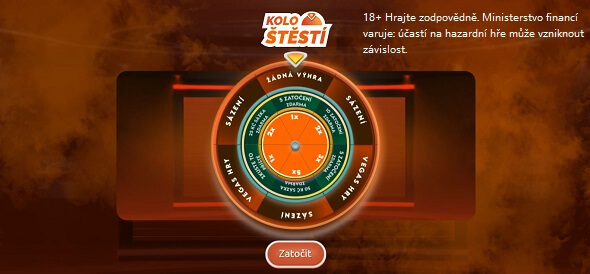 Kolo štěstí v online casinu Betano