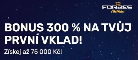 Vkladový bonus v casinu Forbes 300 %