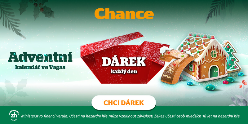 AKCE: Chance adventní kalendář, casino bonusy, kam se podíváš