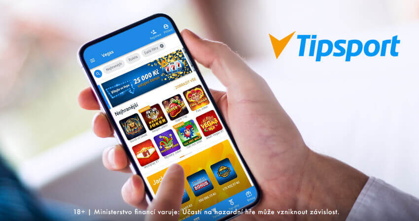 Stáhněte si mobilní Tipsport aplikaci do svého mobilního zařízení.