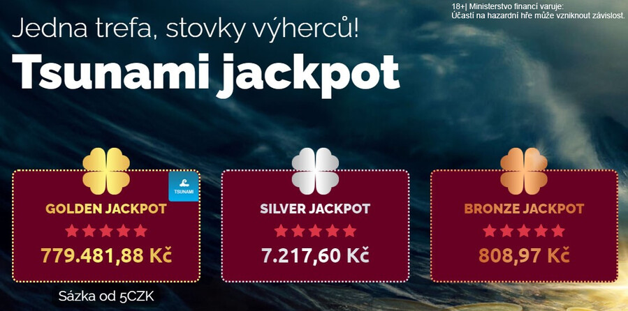 LuckyBet Tsunami jackpot