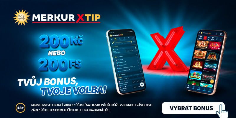 Nový MerkurXtip bonus za registraci