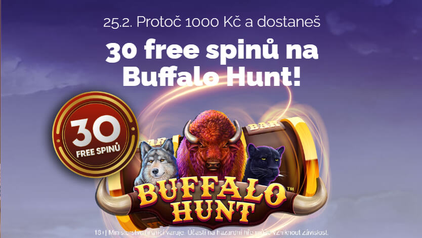 Hrajte v neděli v LuckyBet casinu a získejte 30 free spinů