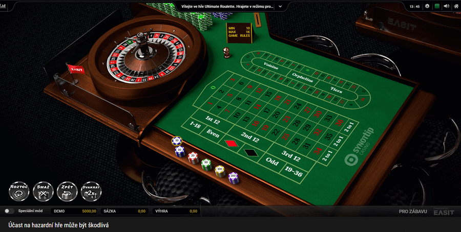 Roulette Ultimate v online casinu Chance