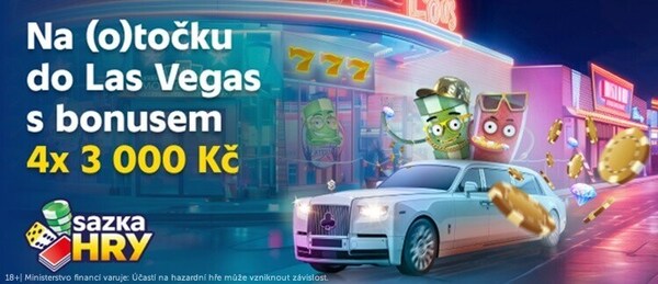 Sazka Hry přináší bonusovou akci, díky které můžete získat až 12 000 Kč.